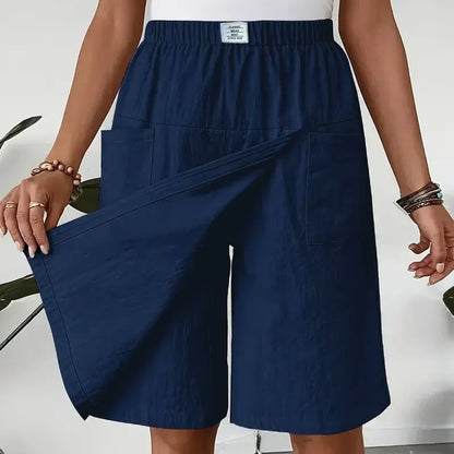 Women’s Elastic Waist Wrap Skort