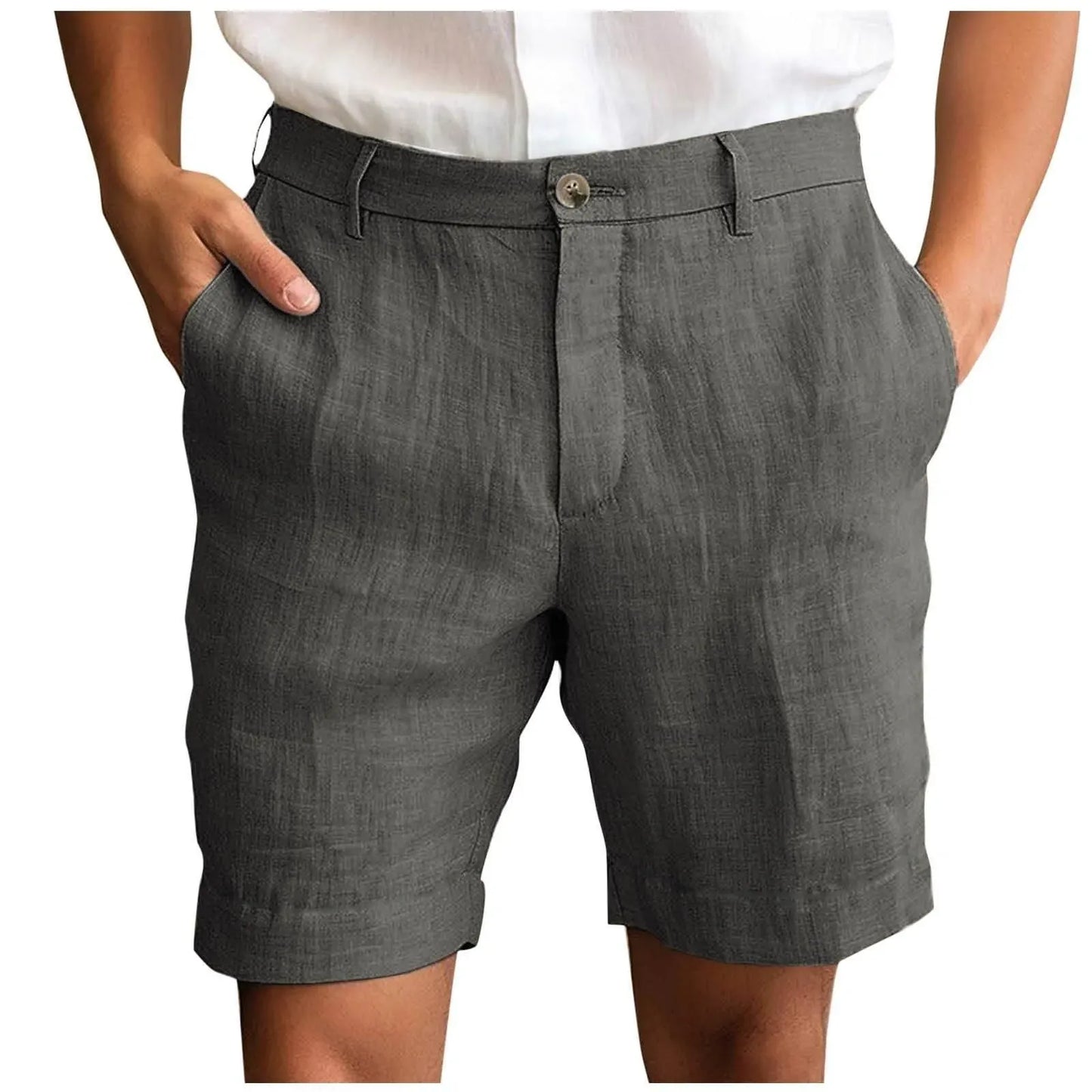 Elegant Linen Casual Shorts