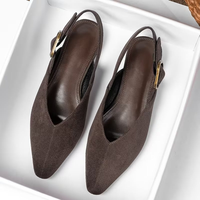 Women’s Pointed-Toe Slingback Flats
