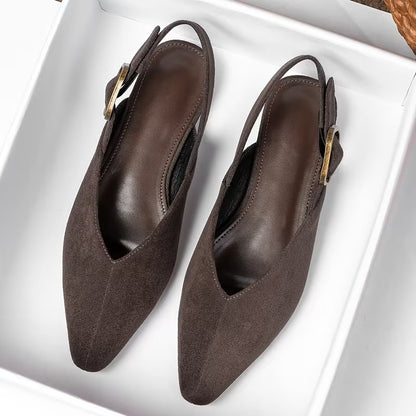 Women’s Pointed-Toe Slingback Flats