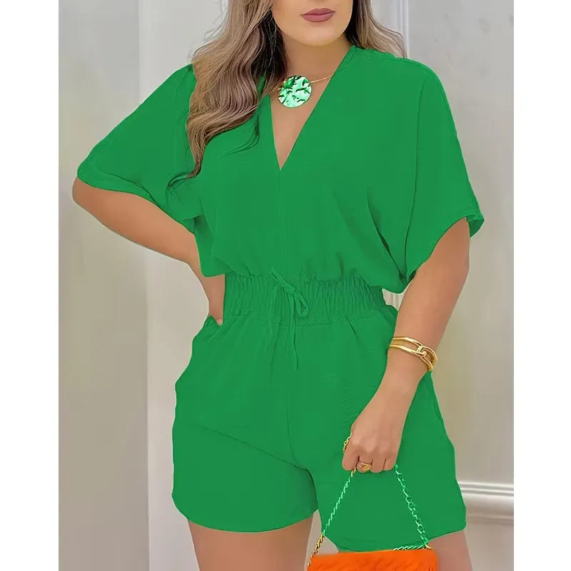Women's Elastic Waist Romper
