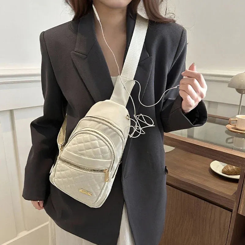 Women’s Quilted Mini Sling Crossbody Bag