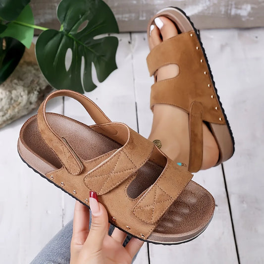 Women’s Rivet Strap Comfort Sandals