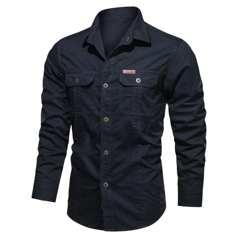 Men's Rugged Long Sleeve Work Shirt