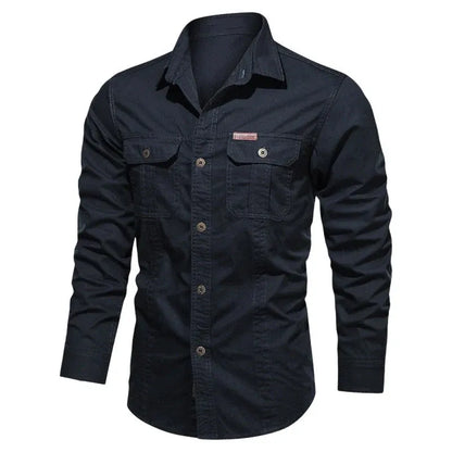 Men's Rugged Long Sleeve Work Shirt