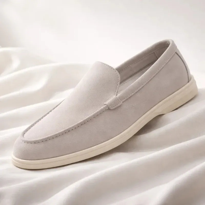 Men’s Casual Suede-Look Slip-On Loafers