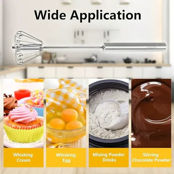 Stainless Steel Push Whisk