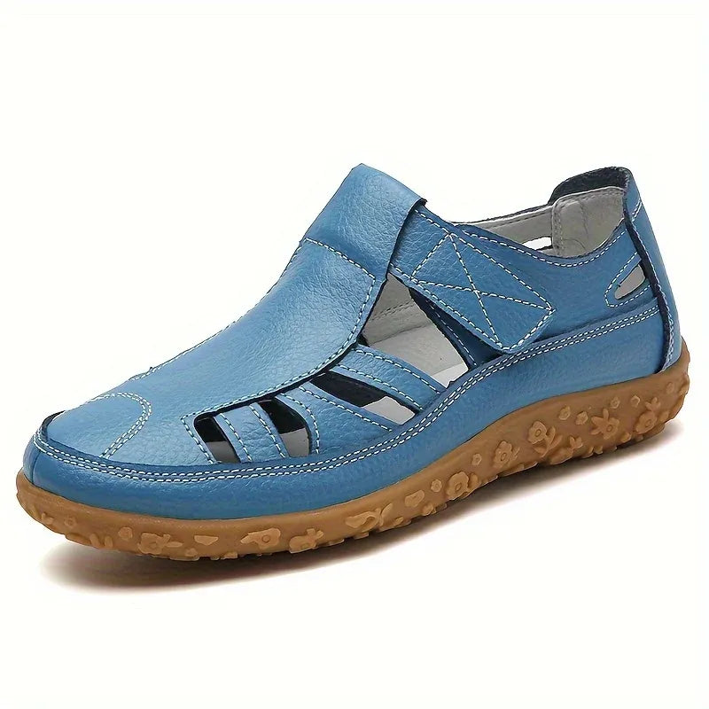 Women’s Closed-Toe Cutout Comfort Sandals