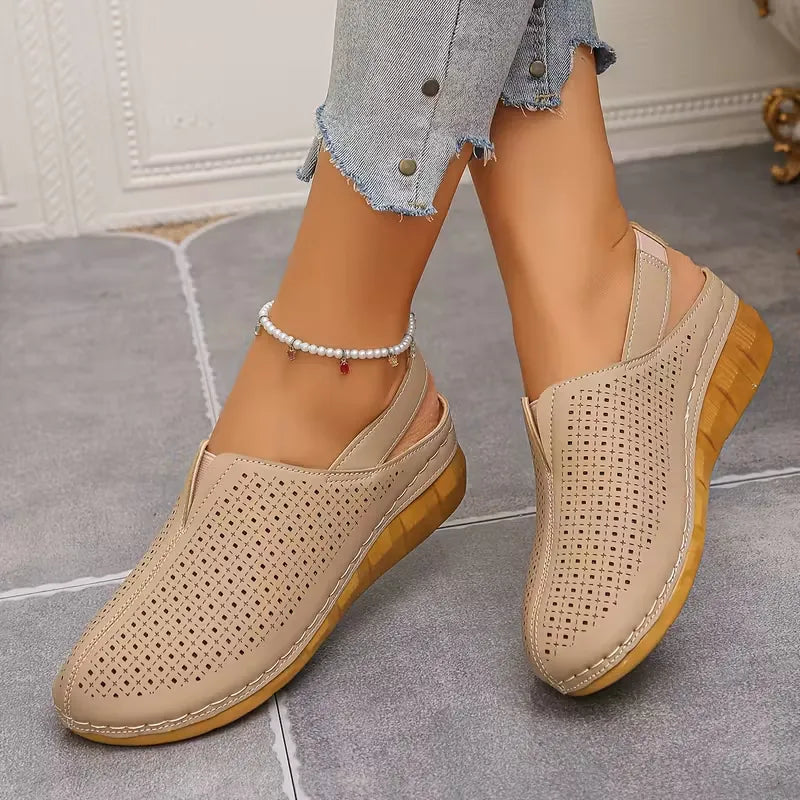 Women’s Perforated Slingback Comfort Sandals