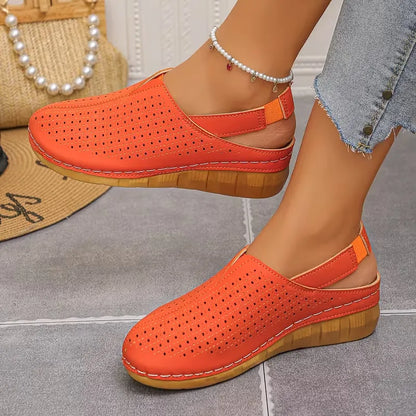 Women’s Perforated Slingback Comfort Sandals