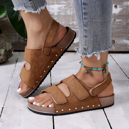 Women’s Rivet Strap Comfort Sandals
