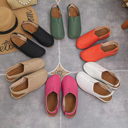 Women’s Perforated Slingback Comfort Sandals