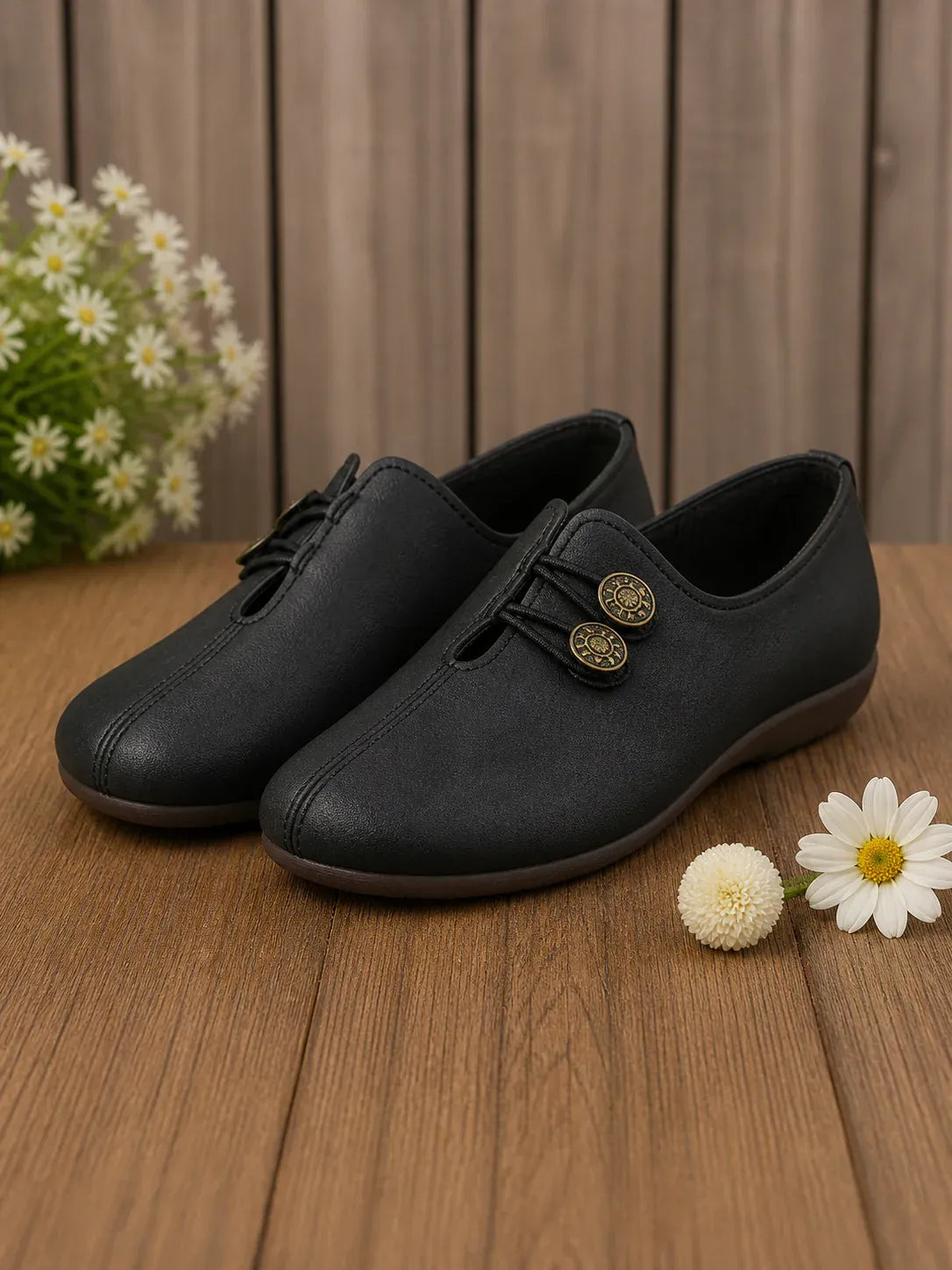 Women’s Soft Sole Lace-Up Flats