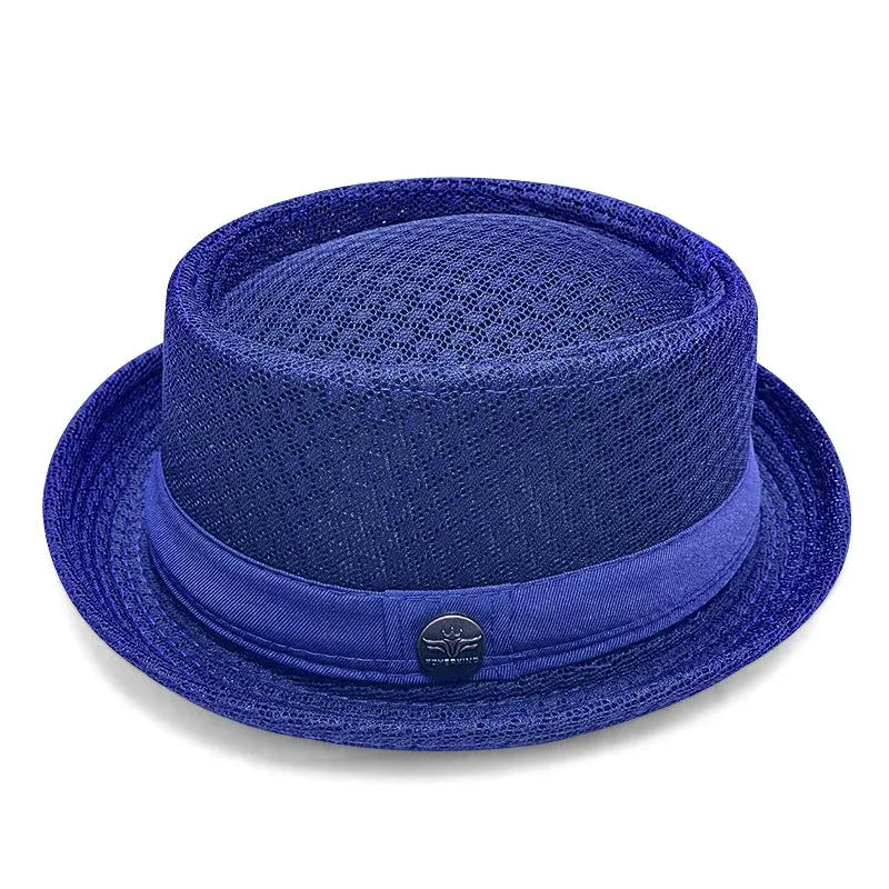Unisex Mesh Pork Pie Hat