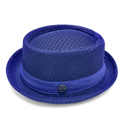 Unisex Mesh Pork Pie Hat