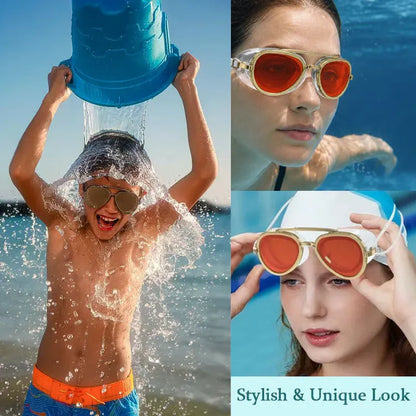 Unisex Reflective Swim Goggles