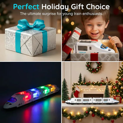 Electric Light-Up Bullet Train Toy