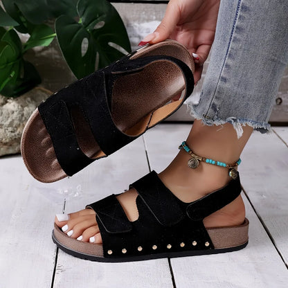 Women’s Rivet Strap Comfort Sandals