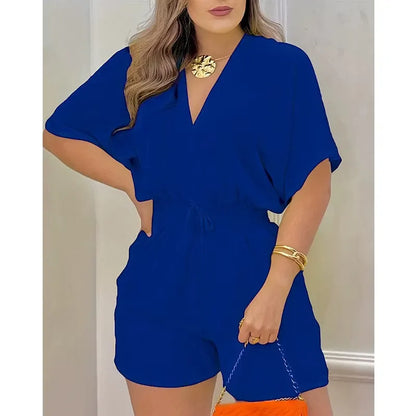 Women's Elastic Waist Romper