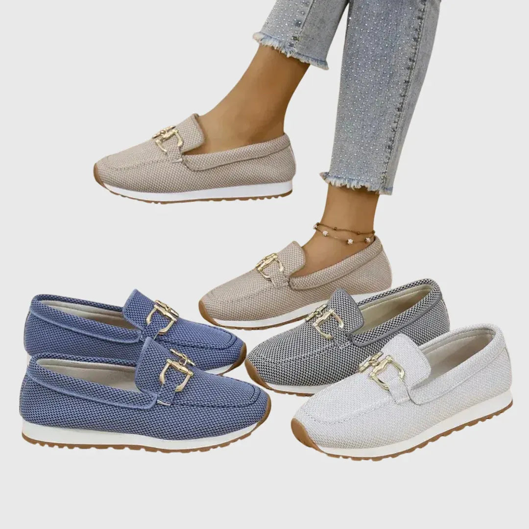 Women’s Buckle Accent Comfort Loafers
