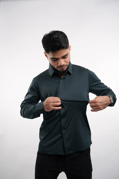 Men’s Wrinkle-Resistant Long-Sleeve Dress Shirt