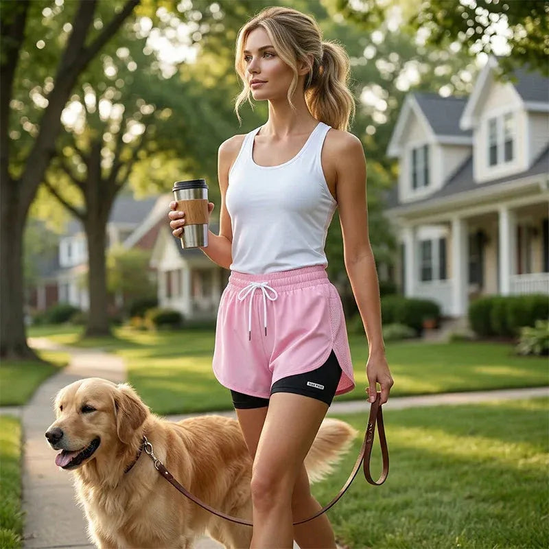 Women’s 2-in-1 Quick-Dry Running Shorts
