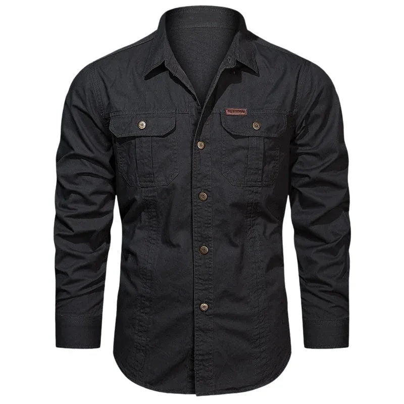 Men's Rugged Long Sleeve Work Shirt