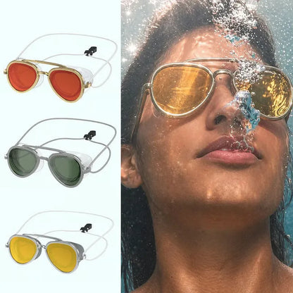 Unisex Reflective Swim Goggles
