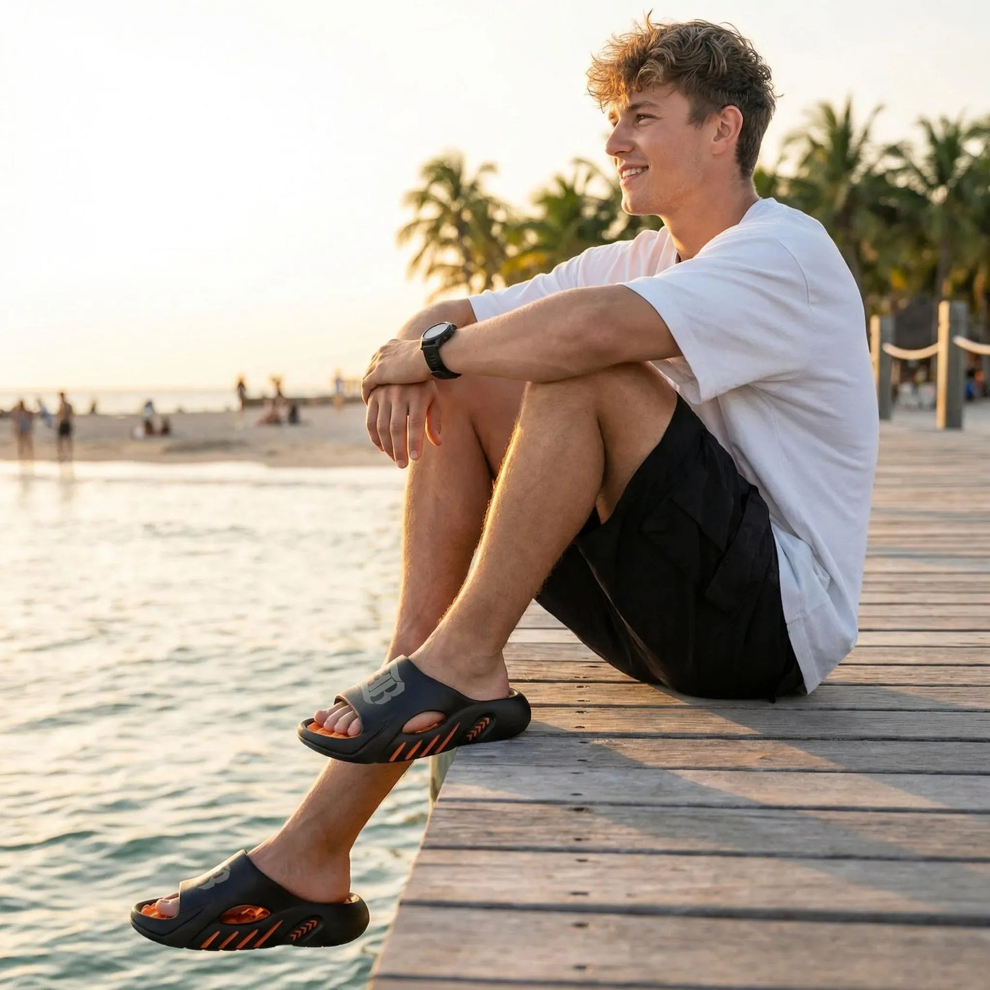 Unisex Thick-Sole Cloud Slide Sandals