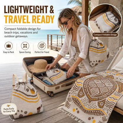 Women’s 2-in-1 Beach Towel Bag