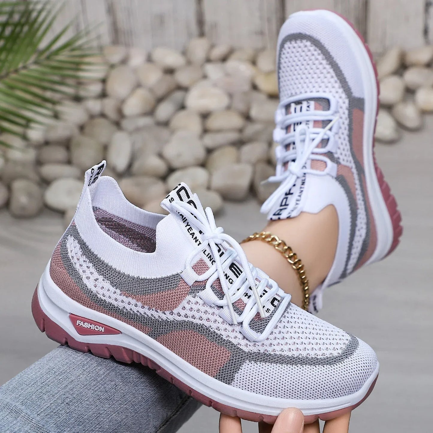 Women's Knit Walking Sneakers
