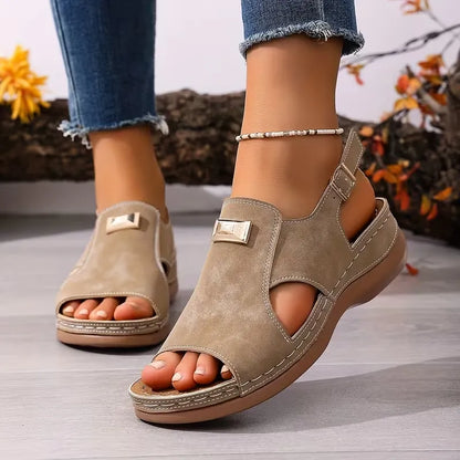 Women’s Cutout Slingback Comfort Sandals