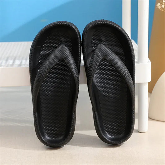 Women's Cushioned Platform Flip Flops