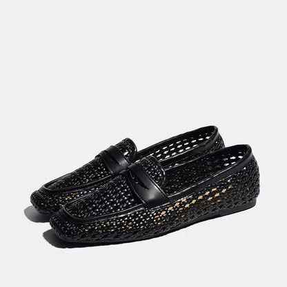 Women’s Woven Slip-On Casual Loafers
