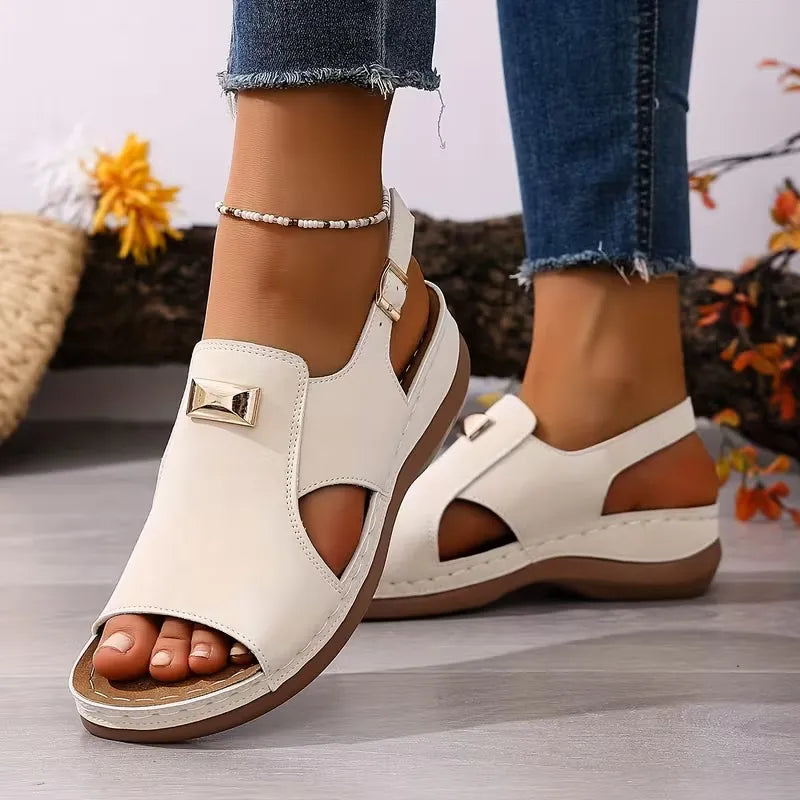 Women’s Cutout Slingback Comfort Sandals