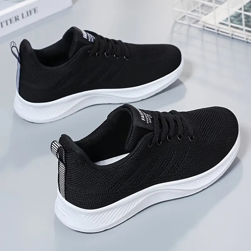 Women’s Lace-Up Breathable Walking Sneakers