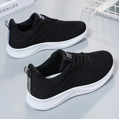 Women’s Lace-Up Breathable Walking Sneakers