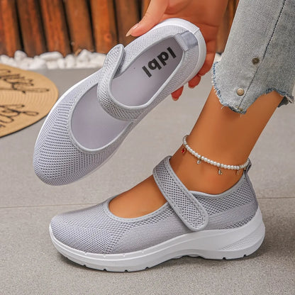 Women’s Breathable Mary Jane Walking Sneakers