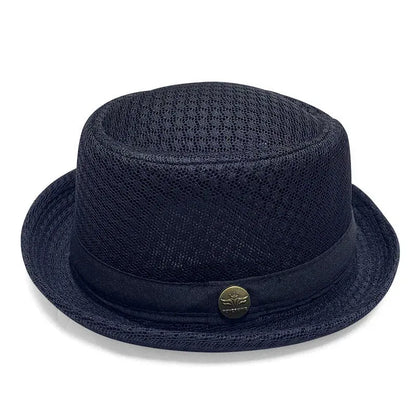 Unisex Mesh Pork Pie Hat