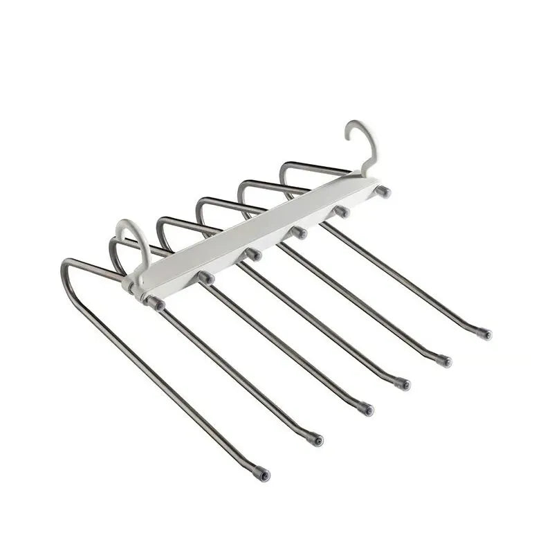 6-Tier Space Saving Foldable Pants Hanger Rack