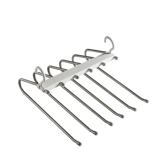 6-Tier Space Saving Foldable Pants Hanger Rack
