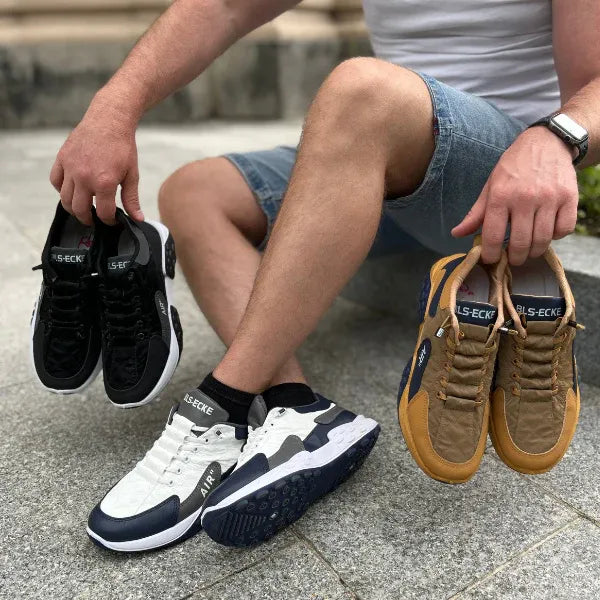Men’s Chunky Lace-Up Walking Sneakers