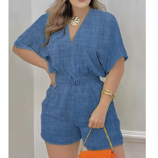 Women's Elastic Waist Romper