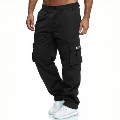 Men’s Urban Cargo Pants with Multi-Pocket Design