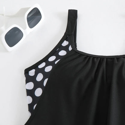 Women’s Polka Dot Tankini Swim Set