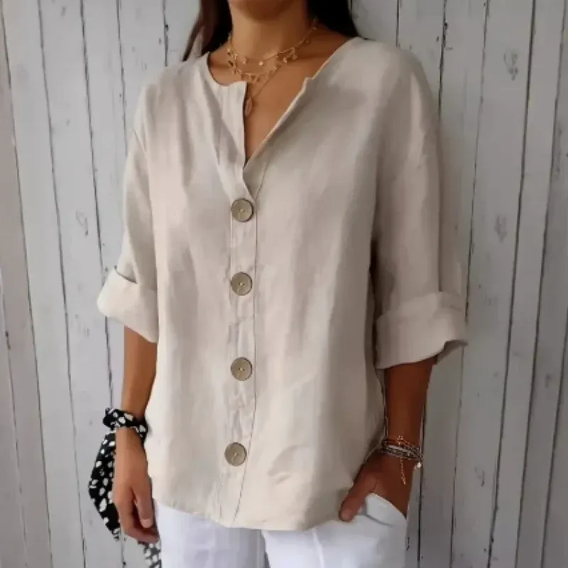 Women’s Relaxed Button-Front Top