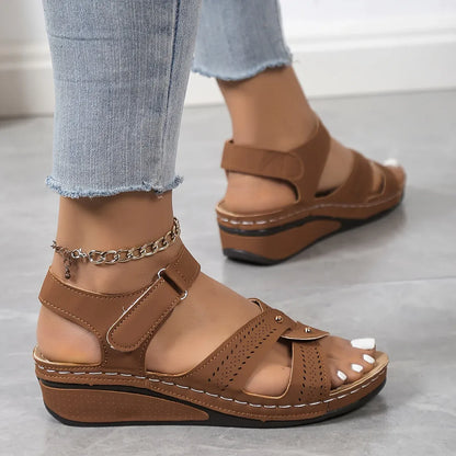 Women’s Adjustable Comfort Wedge Sandals