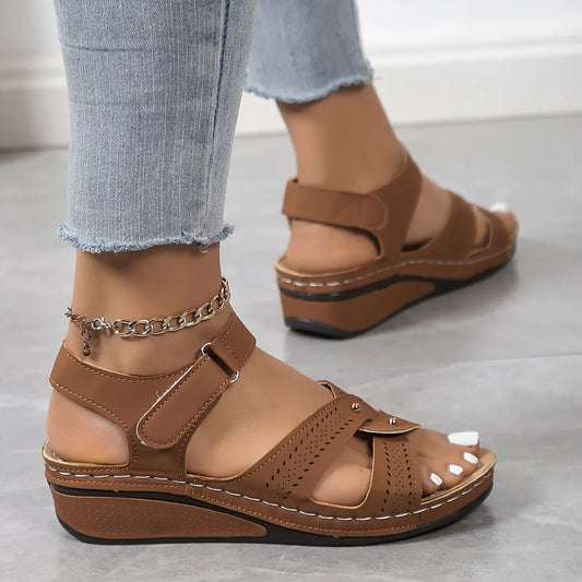 Women’s Adjustable Comfort Wedge Sandals