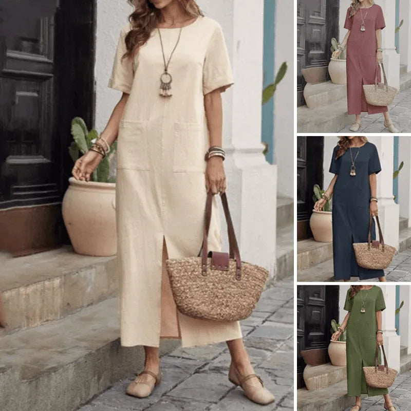 Women’s Casual Split Hem Maxi Dress