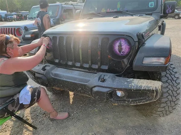 Beast Eye Headlight Decals